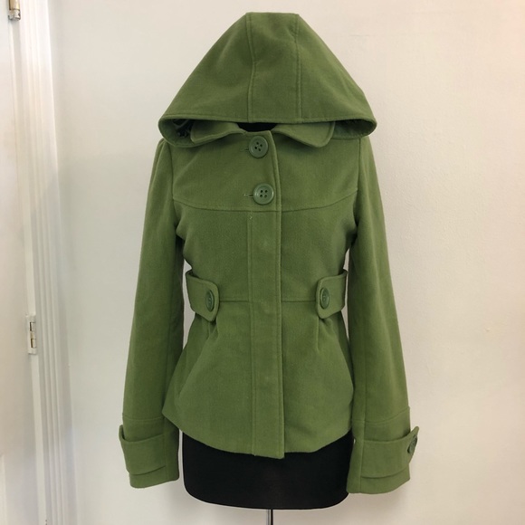 Jack by BB Dakota Jackets & Blazers - Jack by BB Dakota Sz. Med Green Hooded Coat